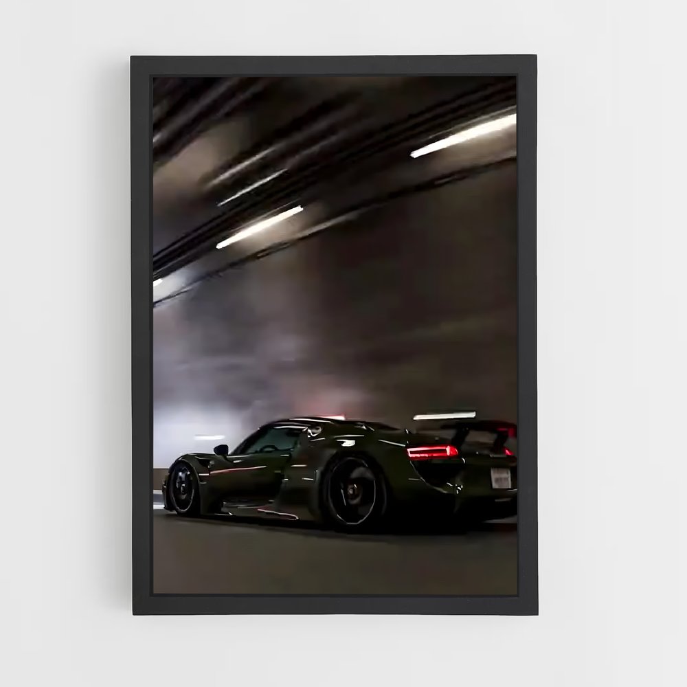 Poster spyder captivant – affiche Porsche (vue 2)